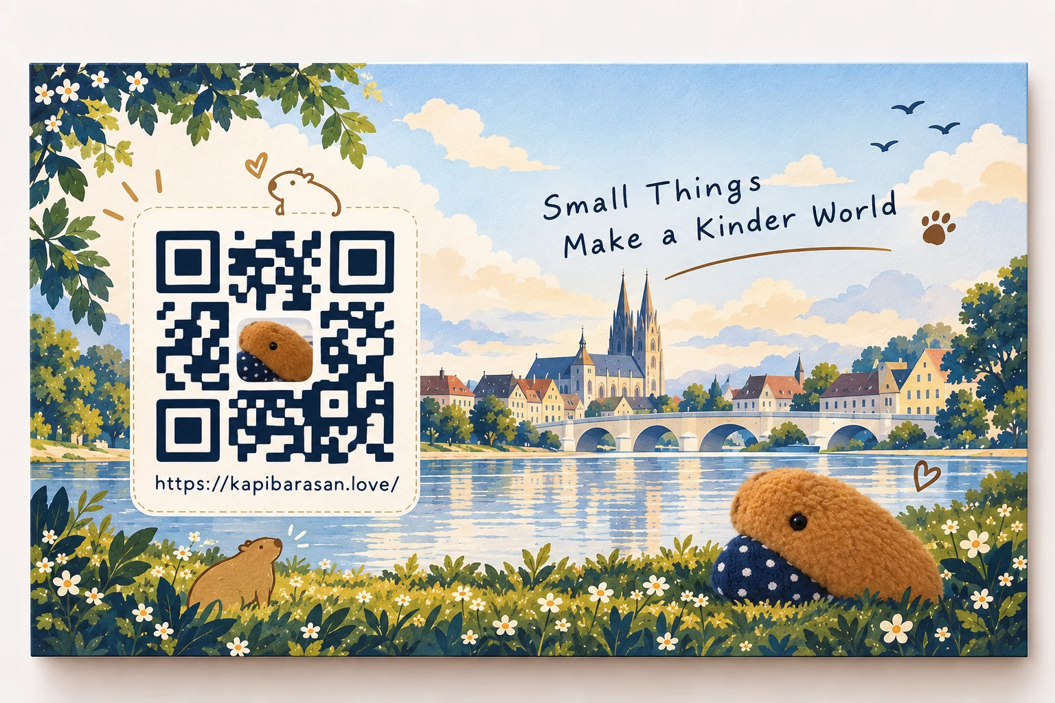 LoveKapibarasan business card back